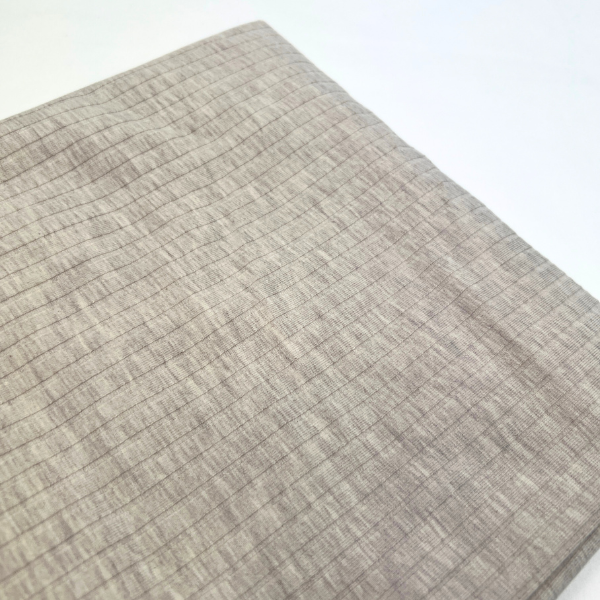 *RETAL* Punto Rib Jersey taupe 140 x 90