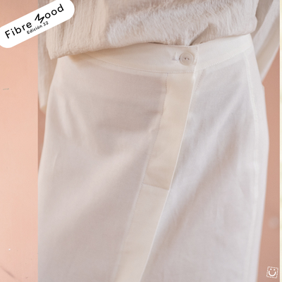 Tela canva algodón-tencel blanco 275 gr