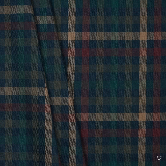 Tela viscosa mezcla tartan multicolor 225 gr